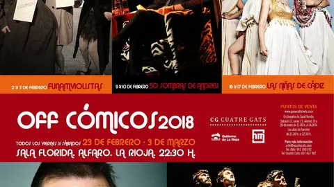 XX Muestra Nacional de Teatro 'C&oacute;micos 2018' en Alfaro