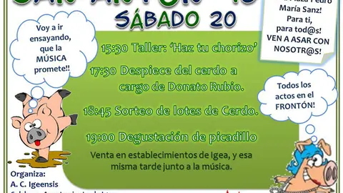 Fiestas en Igea de San Ant&oacute;n