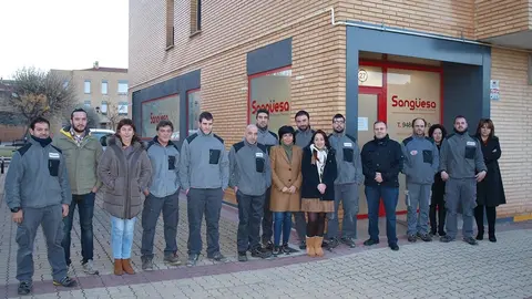 Equipo y colaboradores de Asistencia T&eacute;cnica Sang&uuml;esa