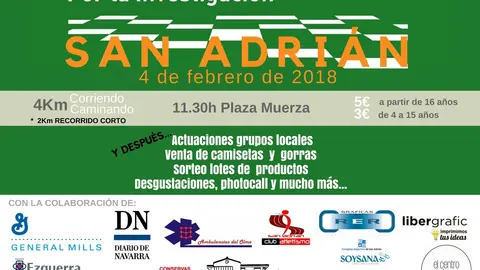 II Marcha en San Adri&aacute;n Contra el C&aacute;ncer