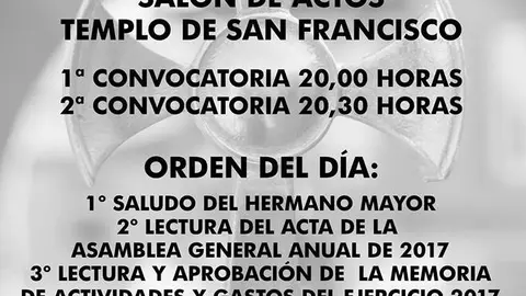 Asamblea en Calahorra de la Cofrad&iacute;a de la Santa Vera Cruz