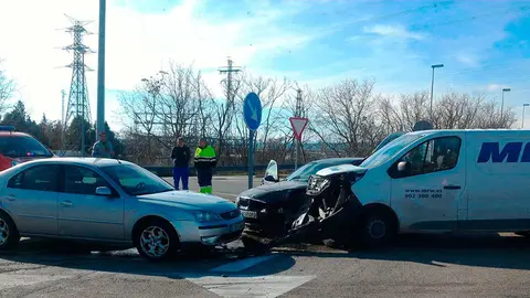 As&iacute; han quedado los veh&iacute;culos tras el accidente