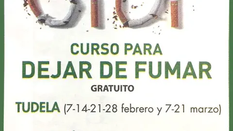 Curso en Tudela para dejar de fumar