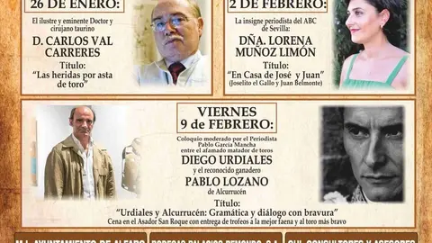 Conferencias del Club Taurino de Alfaro