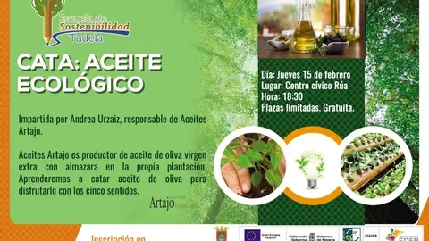 Cata en Tudela de aceite ecol&oacute;gico