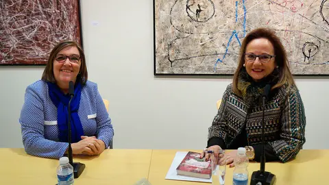 Gema S&aacute;nchez y Ana Laura de Diego en la presentaci&oacute;n de Castej&oacute;n