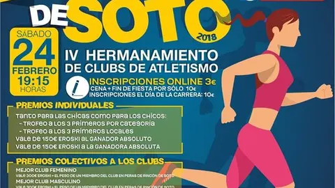 Carrera nocturna en Rinc&oacute;n de Soto