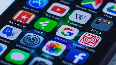 Diferentes app de m&oacute;vil