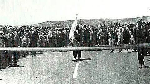 Inauguraci&oacute;n del puente de Castej&oacute;n