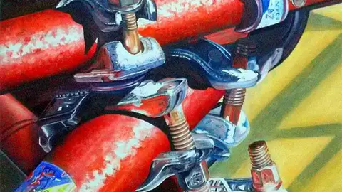 Exposici&oacute;n en Castej&oacute;n 'Urbania' de Jakue Ayestar&aacute;n