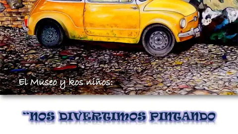 Taller en Castej&oacute;n 'El Museo y los ni&ntilde;os' Nos divertimos pintando y jugando con Jakue Ayestar&aacute;n