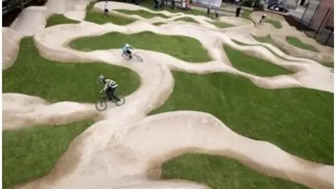 Circuito de 'pump track'