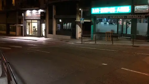 Las nuevas farolas instaladas
