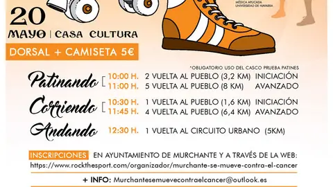 II Marcha solidaria 'Murchante se mueve contra el c&aacute;ncer'