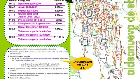 13&ordf; Carrera popular en Aldeanueva de Ebro 'Esoterismo'