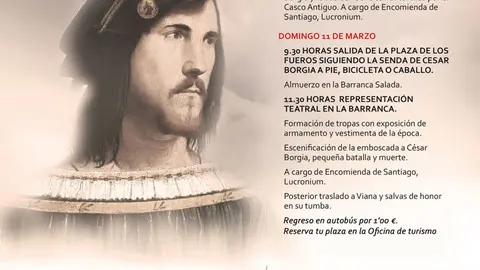 Conmemoraci&oacute;n en Viana de la muerte de C&eacute;sar Borgia