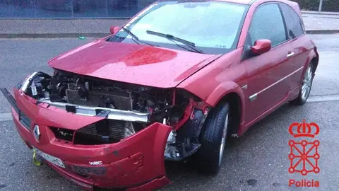 As&iacute; ha quedado el veh&iacute;culo tras el accidente