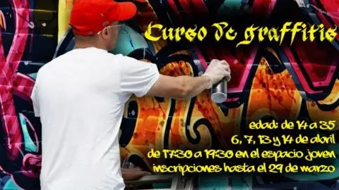 Curso en Tudela de graffitis