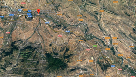 Ubicaci&oacute;n del aeropuerto Logro&ntilde;o-Agoncillo