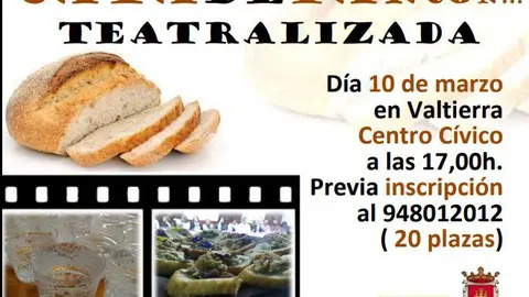 Cata de pan teatralizada en Valtierra