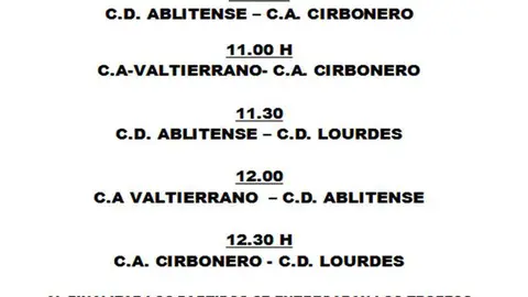 Torneo alev&iacute;n de Semana Santa 'Villa de Valtierra'