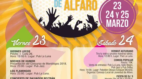 Fiestas de la juventud en Alfaro