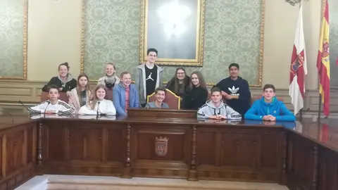 Grupo de alemanes en Tudela