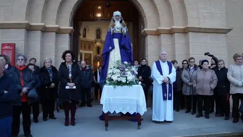 As&iacute; esperaba la Dolorosa