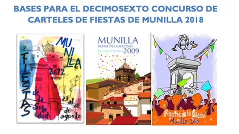 16&ordm; Concurso de carteles de Fiestas de Munilla 2018