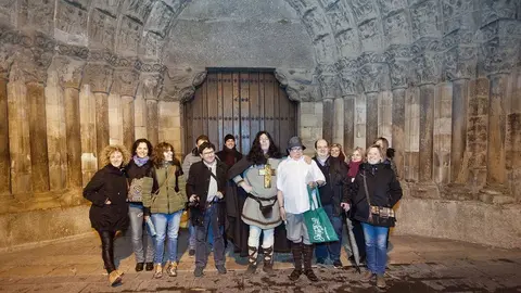 As&iacute; comenzaron las visitas teatralizadas por Tudela