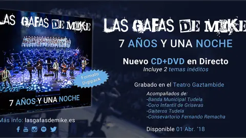 Nuevo CD+DVD de las Gafas de Mike