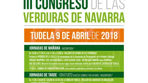 II Congreso de las Verduras de Navarra en Tudela