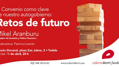 Charla en Tudela 'El Convenio como clave de nuestro autogobierno Retos de futuro'