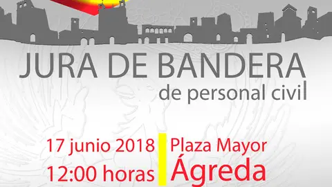 Jura de Bandera para personal civil en &Aacute;greda