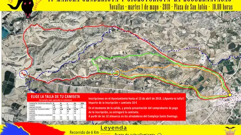IV Marcha senderista y cicloturista en Novallas 'La Enscuernavacas'
