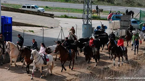 Unos 30 jinetes participaron