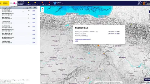 Terremoto en Enciso