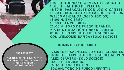 Fiestas de la juventud 2018 en Marcilla