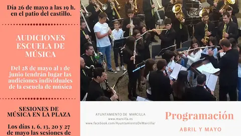 Sesiones y audiciones musicales en Marcilla