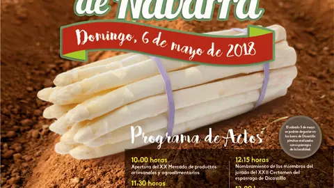 Feria del esp&aacute;rrago de Navarra en Dicastillo