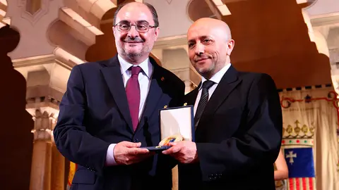 Luis Alegre recoge la Medalla al M&eacute;rito Cultural