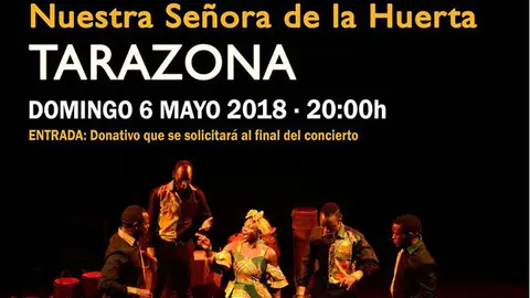 Concierto ben&eacute;fico en Tarazona de gospel 'Aba Taano'