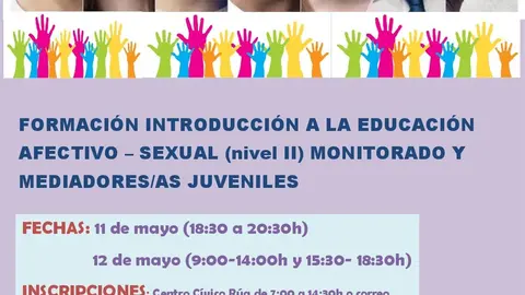 Curso en Tudela 'Introducci&oacute;n a la educaci&oacute;n afectivo-sexual (nivel II) para monitor:s:as y mediadores:as juveniles'