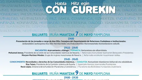 Jornadas en Tudela 'Conocer para convivir'