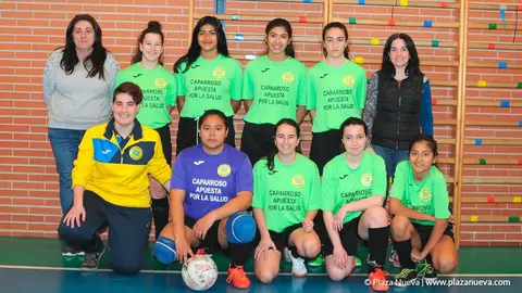 Equipo de chicas de Caparroso