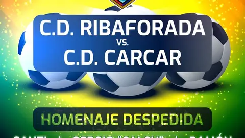 Homenaje despedida en Ribaforada CD Ribaforada vs CD C&aacute;rcar