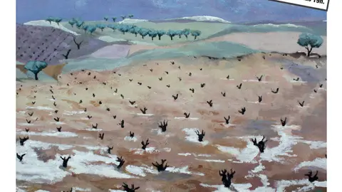 Exposici&oacute;n de pintura en Tudela de la Asociaci&oacute;n de Cultura Popular de la Mujer El Taz&oacute;n-Santa Ana