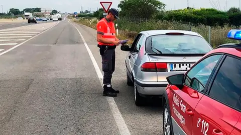 Momento en el que se ha interceptado al conductor