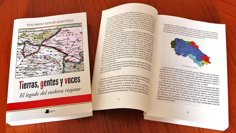 El libro 'Tierras, gentes y voces. El legado del euskera riojano' de Eduardo Aznar Mart&iacute;nez ha sido editado por la editorial Pamiela