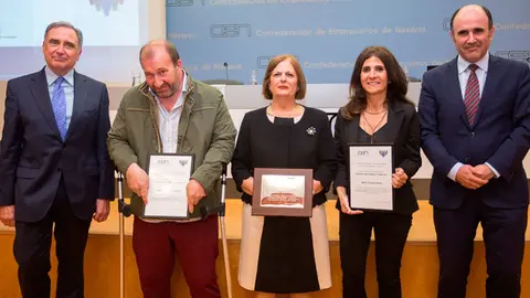 Foto de los galardonados